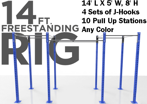 Juke Free Standing Pull Up Bar 10ft Rig USA - Juke Gyms